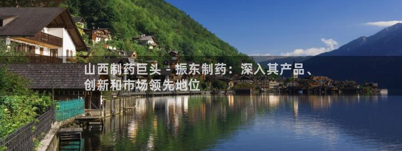 9游会老哥俱乐部：山西制药巨头 - 振东制药：深入其产品、
创新和市场领先地位