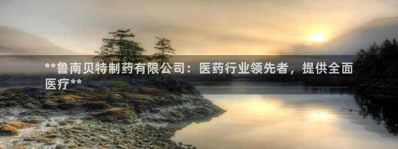 九游老哥俱乐部登录：**鲁南贝特制药有限公司：医药行业领先者，提供全面
医疗**