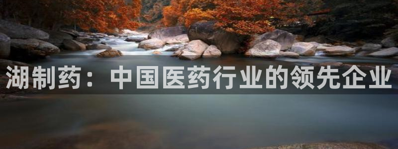 老哥吧九游会下架吗：湖制药：中国医药行业的领先企业