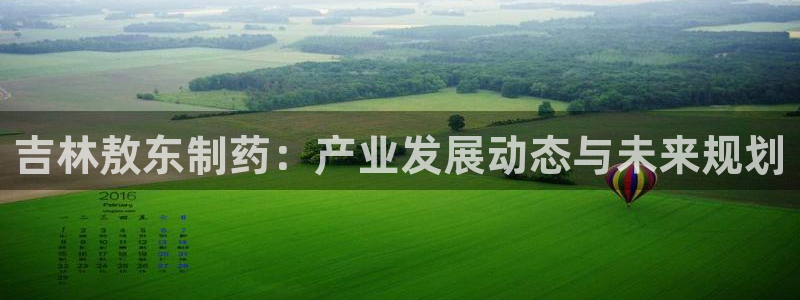 九游会老哥俱乐部社区论坛：吉林敖东制药：产业发展动态与未来规划