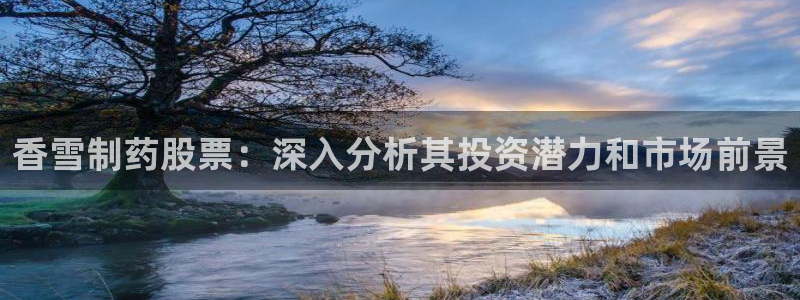 9游会老哥俱乐部：香雪制药股票：深入分析其投资潜力和市场前景