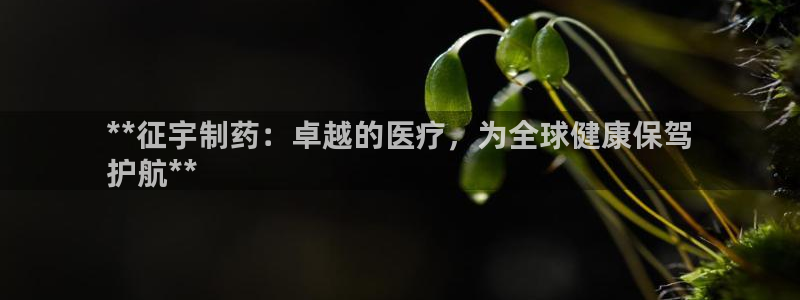 九游老哥俱乐部官网登录网址：**征宇制药：卓越的医疗，为全球健康保驾
护航**