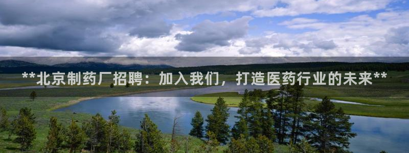 ag九游会老哥俱乐部：**北京制药厂招聘：加入我们，打造医药行业的未来**